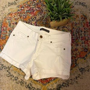 Abercrombie White Denim Shorts